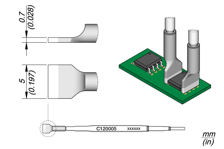 C120005 - Blade Cartridge Ø 5